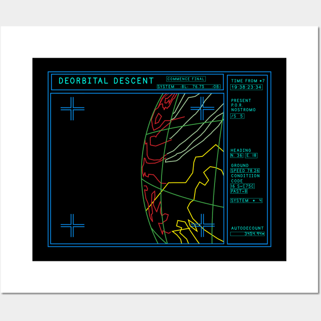 View from the Nostromo Wall Art by UnlovelyFrankenstein